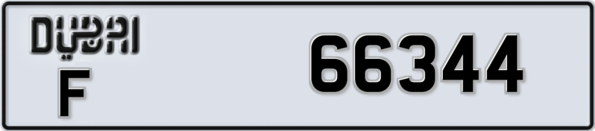 5 Digits Number Plate